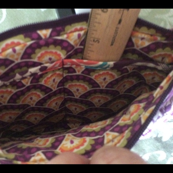 Vera Bradley Bag plum paisley small hipster style - Picture 10 of 14